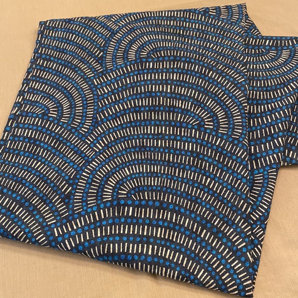 Target Threshhold Other - Target Shower Curtain, cotton — blue, black, beige